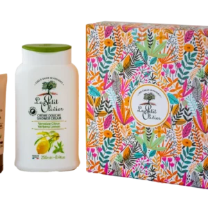 Set regalo crema manos karite y crema ducha verbena limon